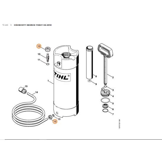 STIHL  Nakrętka kołpakowa 4223 677 8300